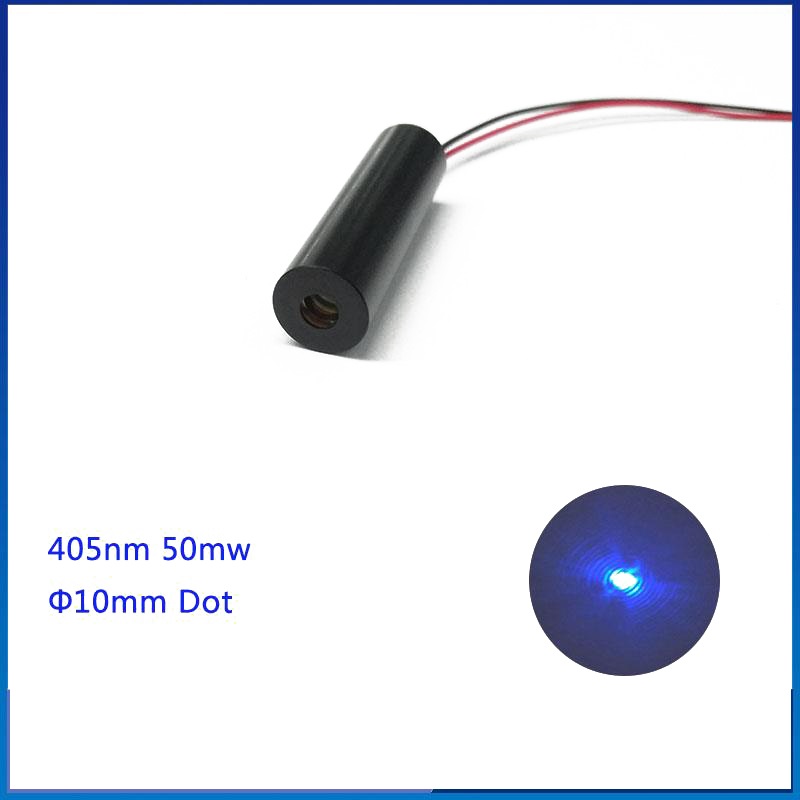 Blue violet laser uv 405nm violet laser light dot 10mm 50mw ACC driver